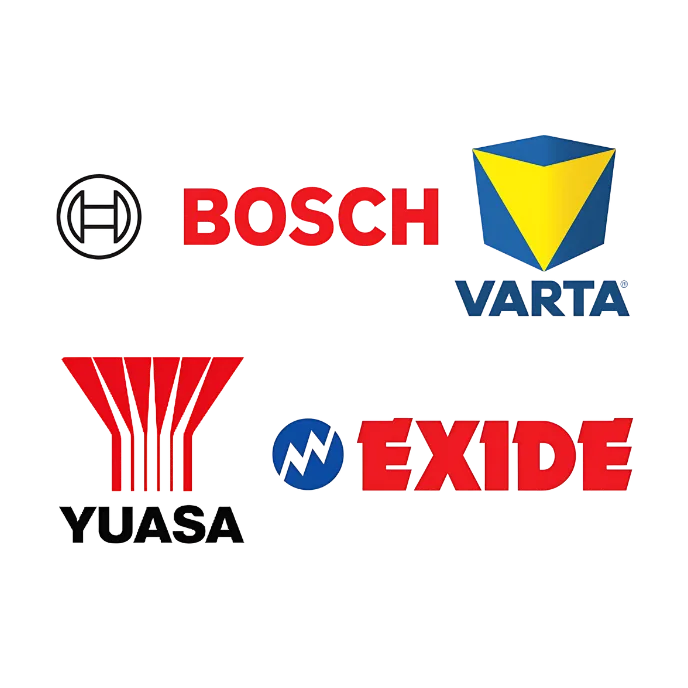 high quality battery brands logos